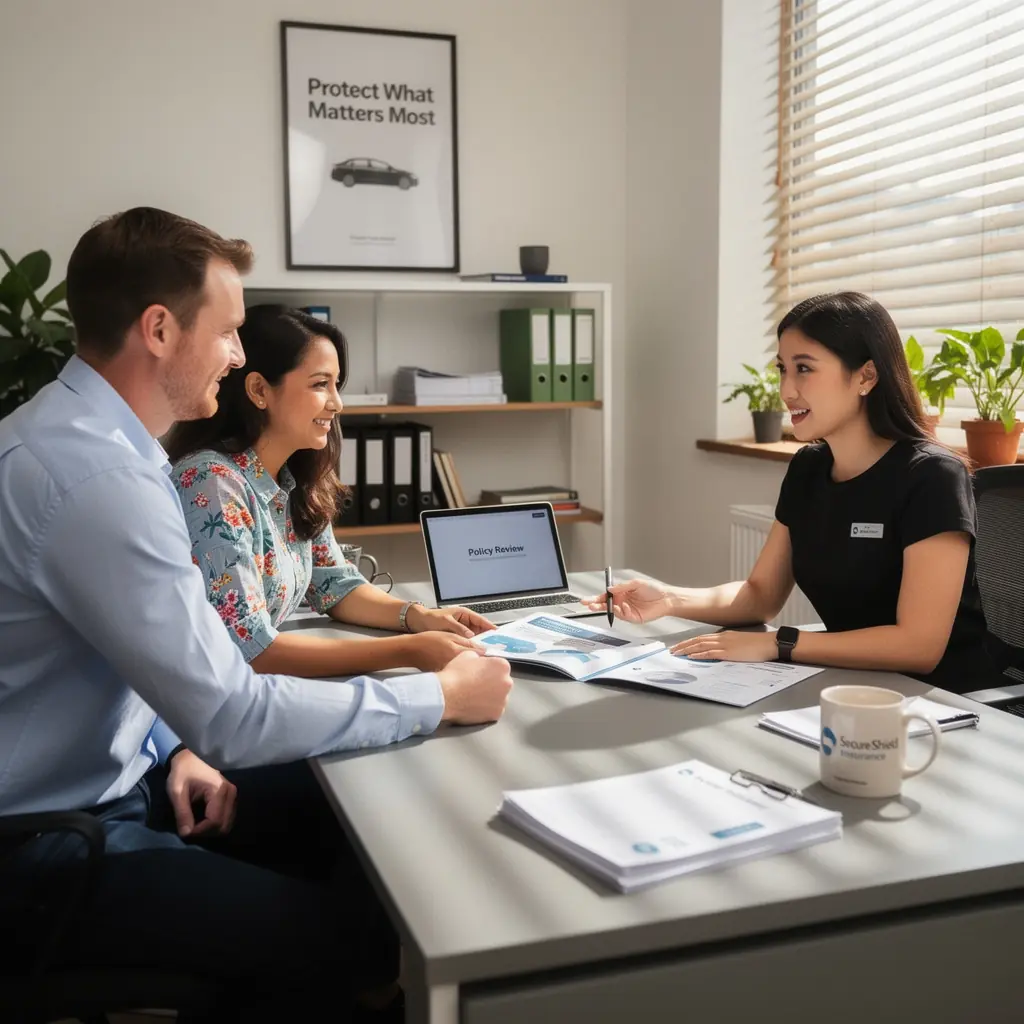 Diagram pokazujący korzyści i ryzyko związane z optymalizacją ochrony ubezpieczeniowej.